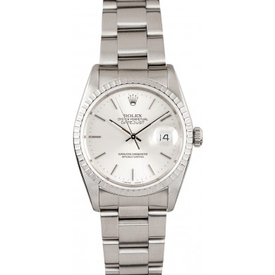 Best Quality Fake Steel Rolex DateJust 16220 JW2604