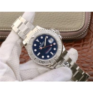 Best Quality Rolex Yacht-Master 37mm 268622 Custom Made Blue Dial 904L Case and Bracelet WJ00488
