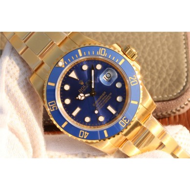 Cheap Rolex Submariner 116613 Wrapped Blue Dial Wrapped Bracelet WJ00999