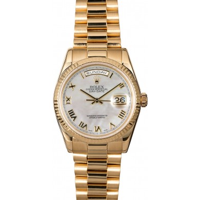 Copy Rolex President 118238 Mother Of Pearl JW2298