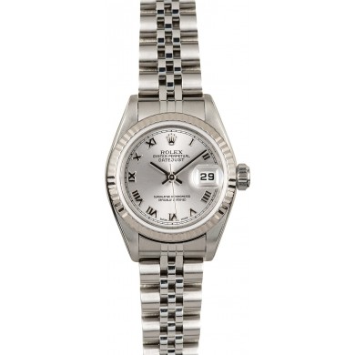 Fashion Replica Rolex Lady-Datejust 79174 Silver Roman JW0564