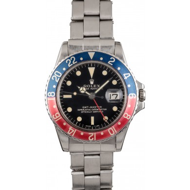 Hot Fake Vintage 1966 Rolex GMT-Master 1675 Glossy Dial JW2825