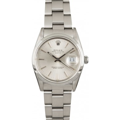 Imitation Rolex Date 15000 Silver Dial JW1684