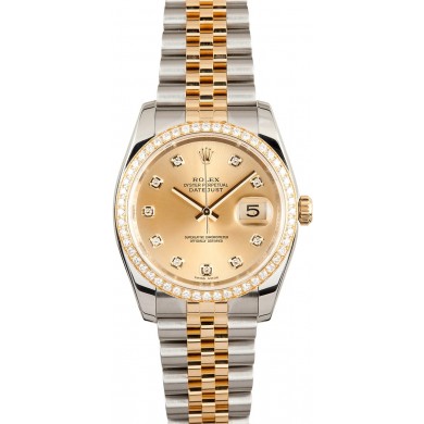 Imitation Rolex Datejust Diamond Dial & Bezel 116243 JW0446