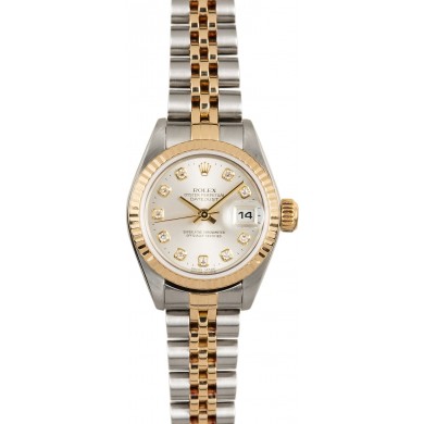 Ladies Rolex Datejust 79173 Diamond Watch JW0314