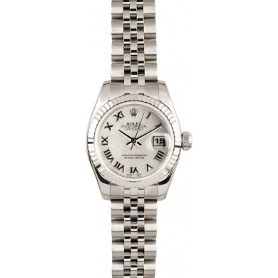 Ladies Rolex DateJust MOP dial JW0325