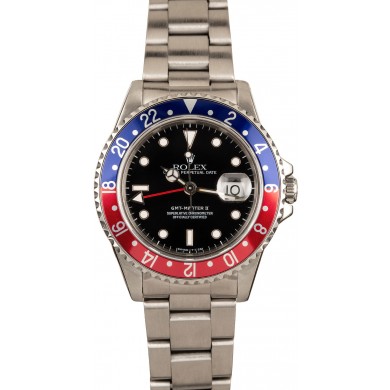 Men's Rolex GMT Master II Ref. 16710 Pepsi JW0717