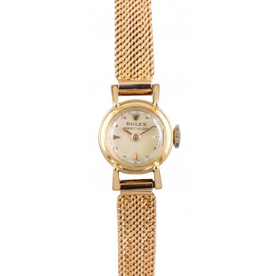 Replica Fashion Vintage Rolex Cocktail Watch Textured Bracelet T JW0641