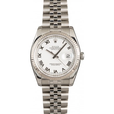 Replica Rolex Datejust 116234 White Dial JW1779