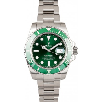 Replica Rolex Submariner 116610V Ceramic Green 'Hulk' JW2407