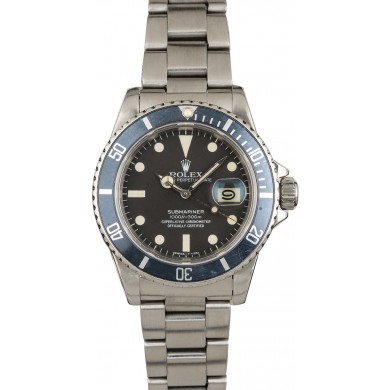 Replica Vintage 1982 Rolex Submariner 16800 JW2863