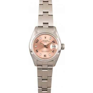 Rolex Date 79160 Salmon Dial JW0407