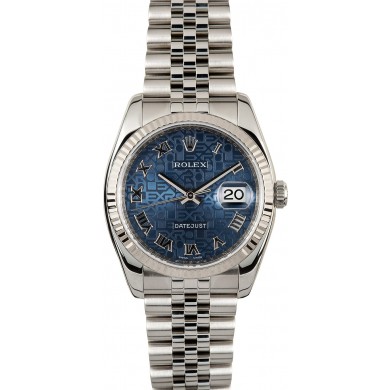 Rolex Datejust 116234 Blue Jubilee JW1768