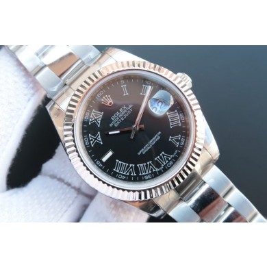 Rolex DateJust 41 116334 Black Dial Roman Markers Bracelet WJ00431