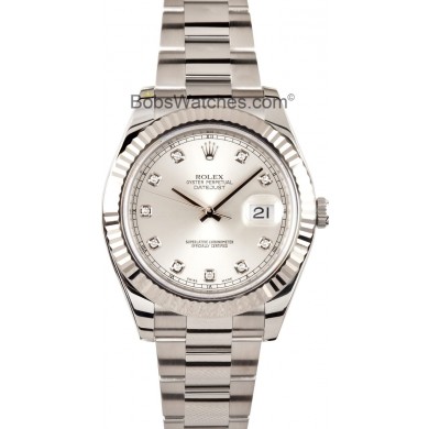 Rolex DateJust II 116334 Diamond Dial 41MMN JW1934