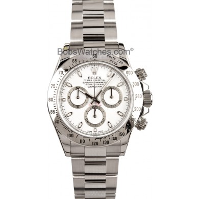 Rolex Daytona 116520 White Face JW2038