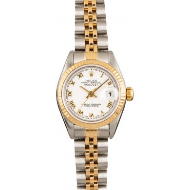 Rolex Lady-Datejust 79173 White Roman JW0562