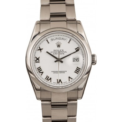 Rolex Presidential 118209 White Gold JW2332