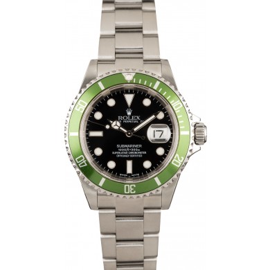 Rolex Submariner Green Anniversary 16610V JW2495