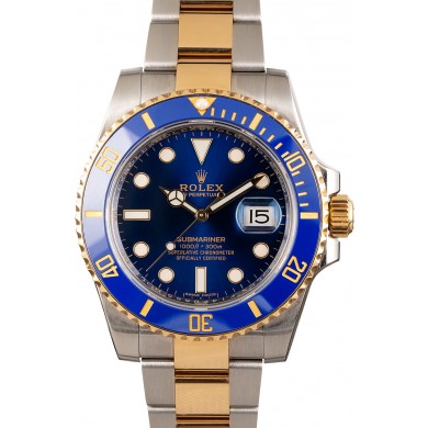 Submariner Rolex 116613LB Sunburst Blue JW2608