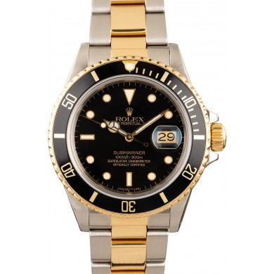 Top Replica Rolex Submariner 16803 Black Dial JW2466