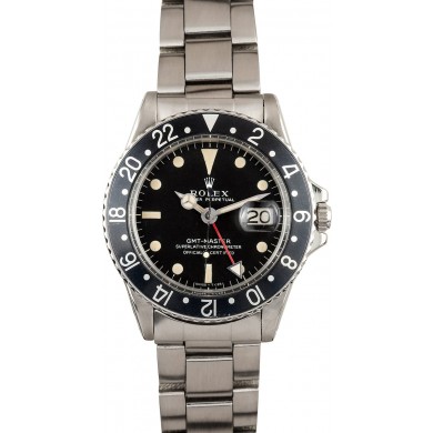 Vintage Men's Rolex GMT Master 1675 JW2868