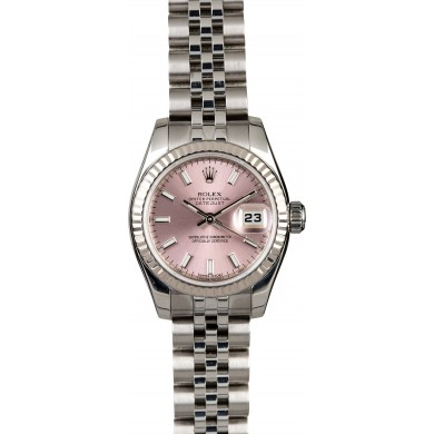 Women's Rolex Datejust 179174 Pink Dial JW0657