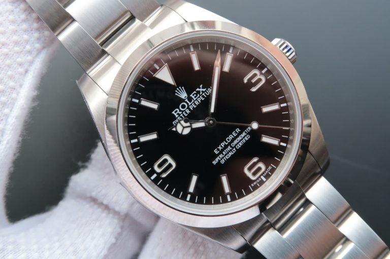 Best Rolex EXPLORER I 214270 39mm Black 
