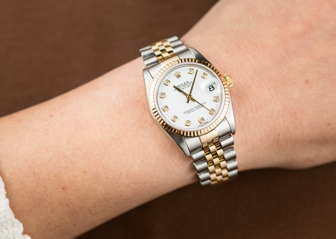 rolex presidential black