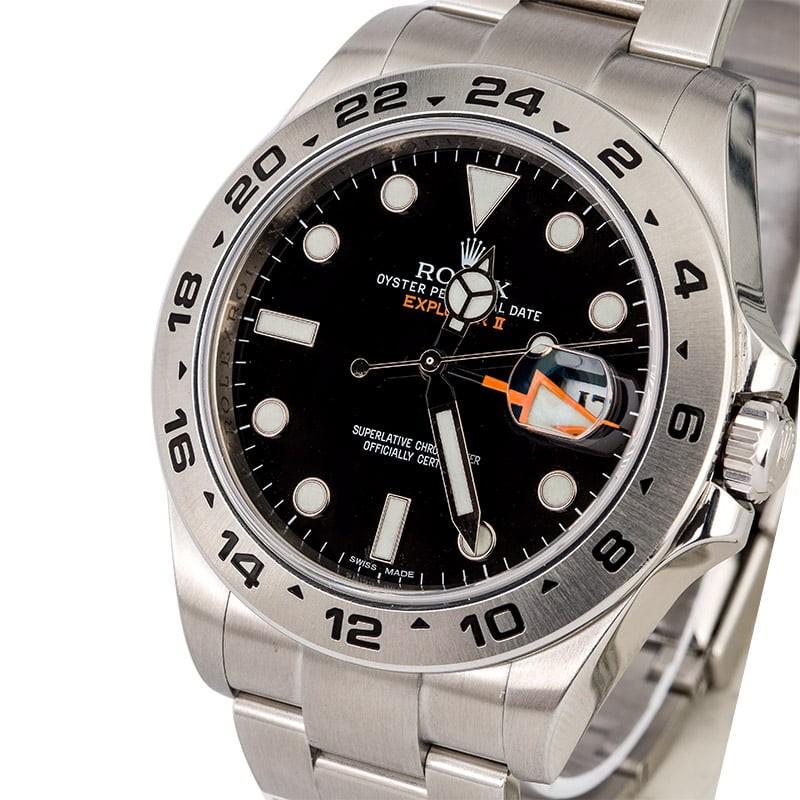 rolex explorer orange strap