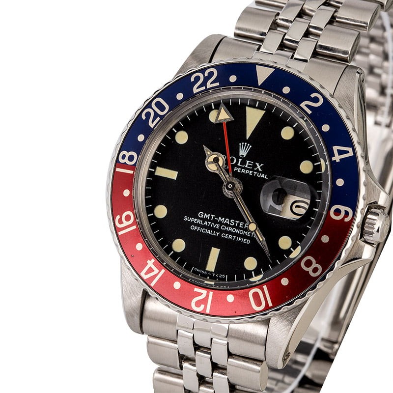Vintage 1968 Rolex GMT-Master 1675 with 
