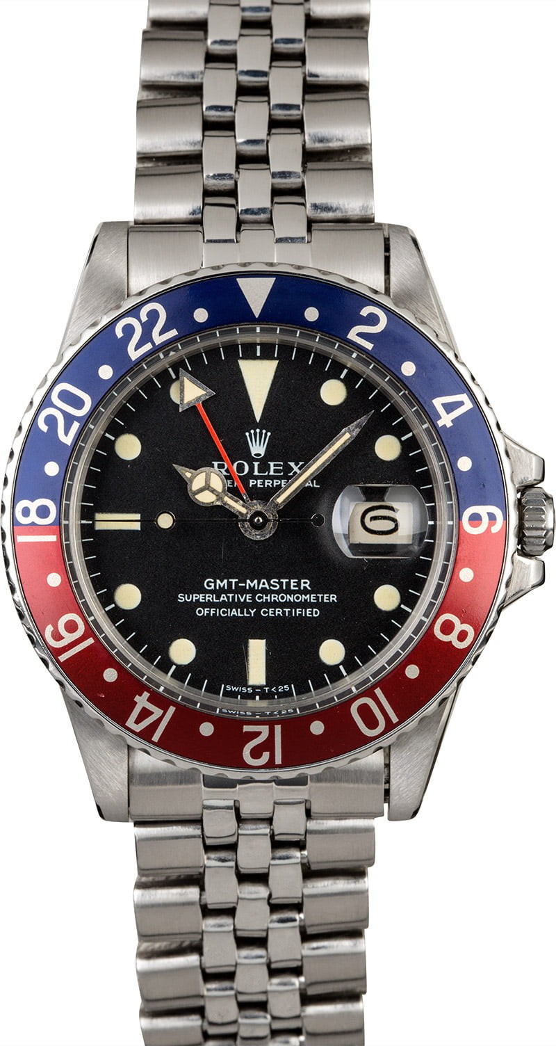 Vintage 1968 Rolex GMT-Master 1675 with 