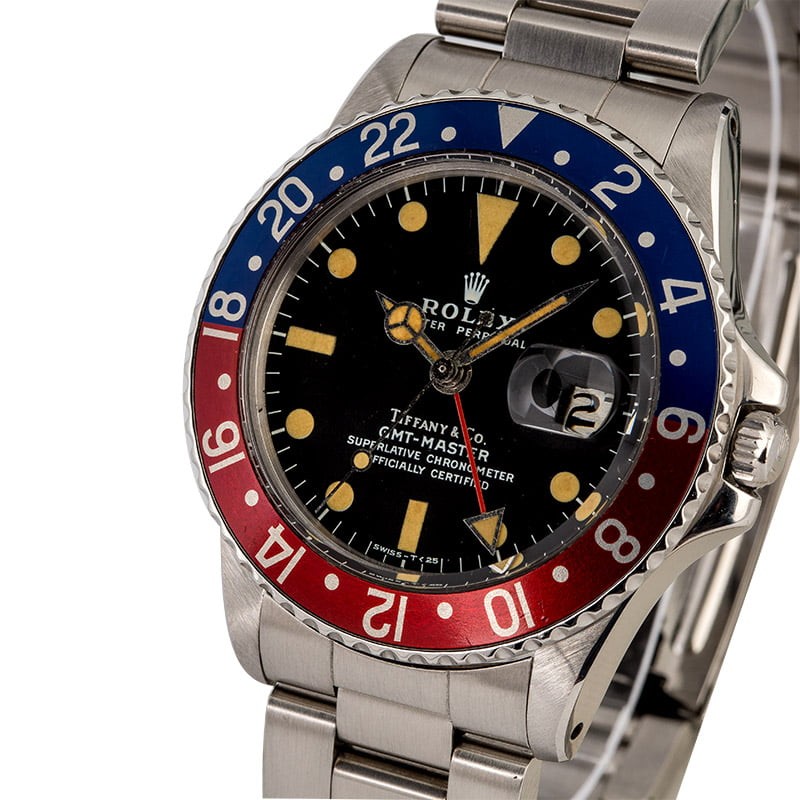 Vintage 1978 Rolex GMT-Master 1675 with Tiffany \u0026 Co Dial JW2852