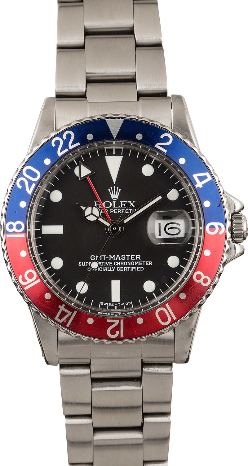 Vintage Rolex GMT-Master 1675 'Pepsi' 1972 JW2914