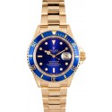 18K Gold Rolex Submariner 16618 JW0008