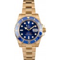 Gold Rolex Submariner 116618 JW0236