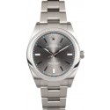 High Imitation Rolex Oyster Perpetual 114300 Dark Rhodium Index Dial JW2232