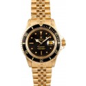 Imitation 1968 Rolex Submariner 1680 18K Yellow Gold JW0012