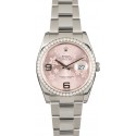 Imitation Luxury Rolex Datejust 116244 Diamond Bezel Pink Floral Dial JW0409