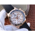 Imitation Rolex Daytona 116515 White Dial Black Rubber Strap WJ00765