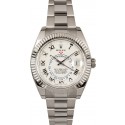 Imitation Rolex Sky-Dweller 326939 White Gold JW2383