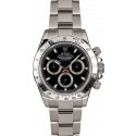 Imitation Rolex Steel Daytona 116520 Black Dial TT JW2393