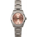 Luxury Replica Midsize Rolex Oyster Perpetual 177200 Pink Dial JW0393