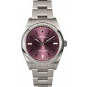 Luxury Rolex Oyster Perpetual 39MM 114300 Red Grape JW2252