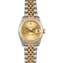 Mid-Size Rolex Datejust 68273 Champagne JW0757