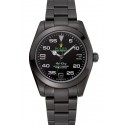 Quality Rolex Air King Black Dial Black Staineless Steel Bracelet 1454019