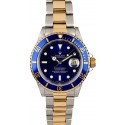 Replica Blue Dial Rolex Submariner 16613 Oyster Bracelet JW0044