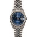 Replica Designer Men's Rolex Datejust 16234 Blue Roman Dial TT JW0699