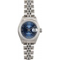 Replica Ladies Rolex Date 79240 Blue JW0294