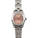Replica Rolex Lady Oyster Perpetual 76080 Salmon Dial JW0576